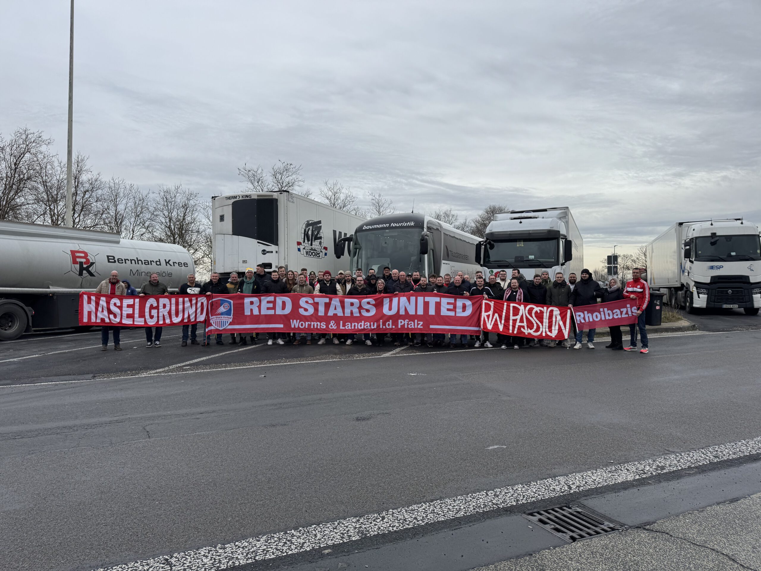 Auswärts zum Europapokal nach Rotterdam.