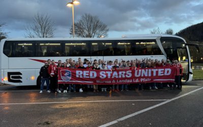 Europapokal. Fahrt zum Heimspiel gegen Paris.