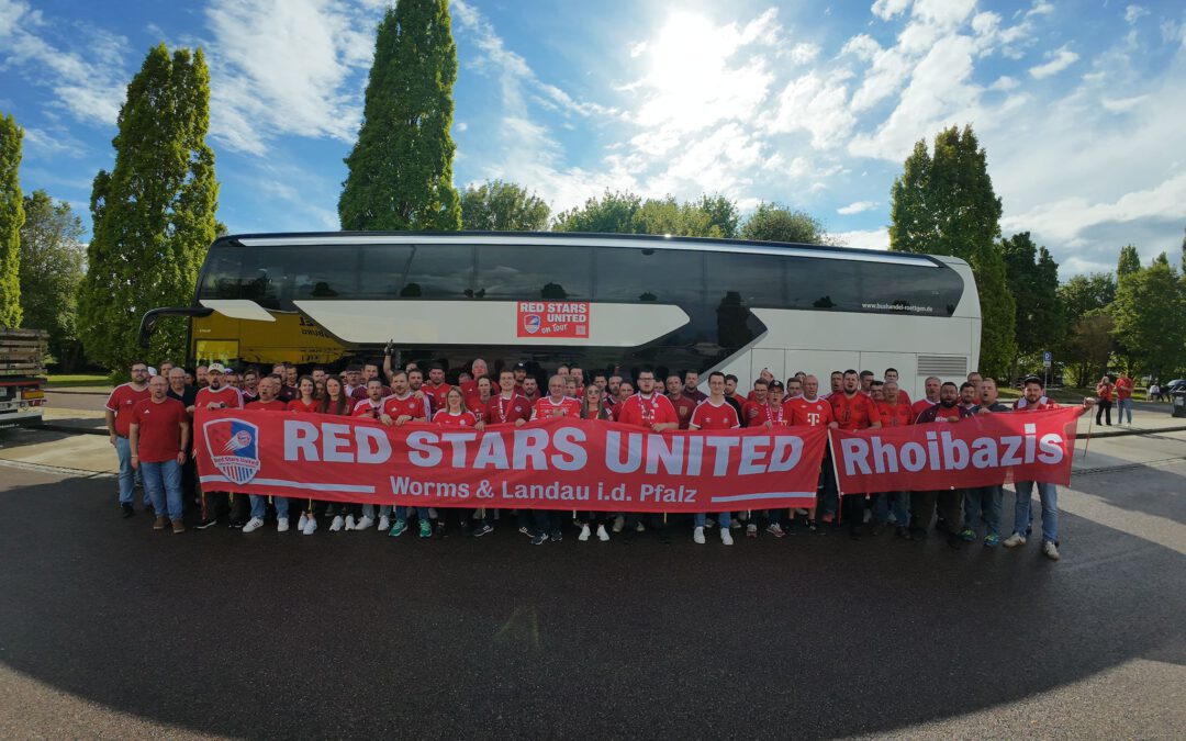 Fahrt mit dem Doppeldecker zum Champions League Halbfinale!