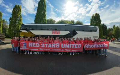 Fahrt mit dem Doppeldecker zum Champions League Halbfinale!